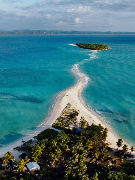 banc de sable vue drone