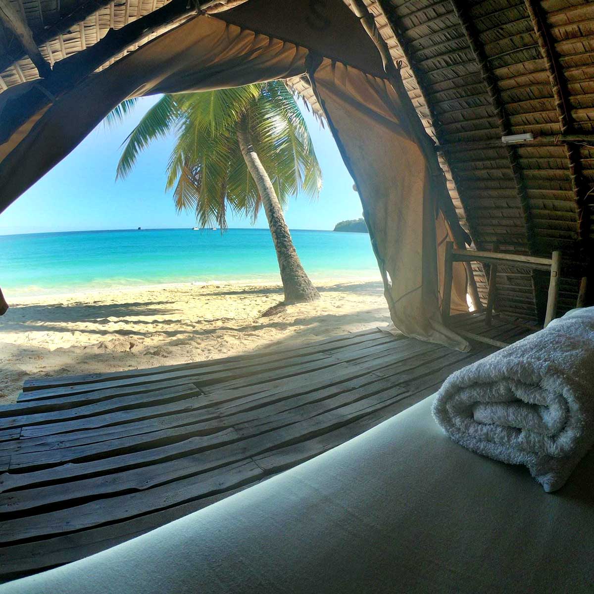 bivouac, view room bungalow tent on the beach, bivouac