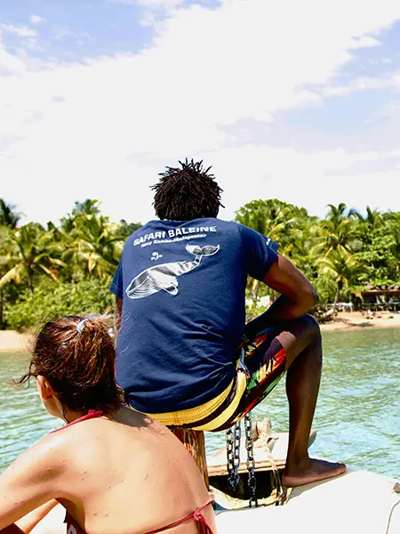 Arrival at Nosy Sakatia